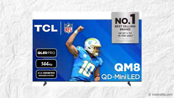 This 98-inch TCL QLED TV is $3,000 off for a limited time — yes, really