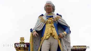 Missing sceptre to be replaced on King's statue