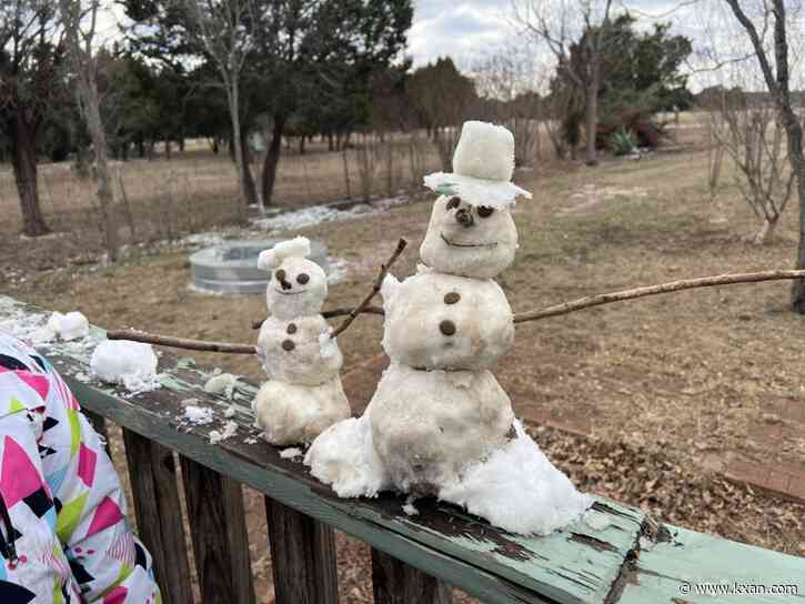 PHOTOS: Snowmen pop up across Central Texas