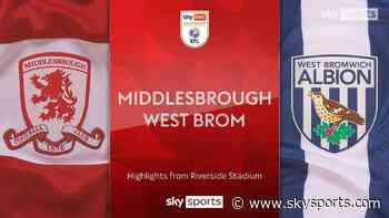 Middlesbrough 2-0 WBA