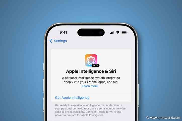 Apple Intelligence is enabled by default in iOS 18.3 and macOS 15.3