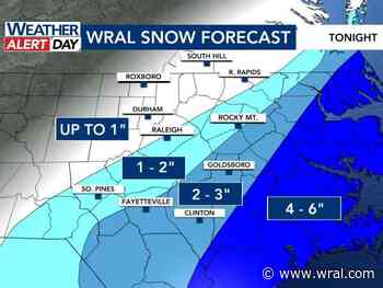 Latest: Snow starting to fall along the coast, eastern counties; DOT preparing for slick roads