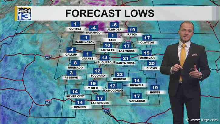 Another cold night on the way