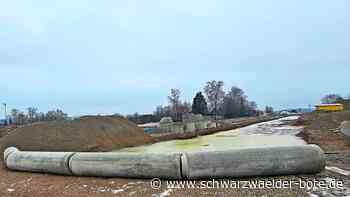 Bauprojekte in Wildberg: Sonnenrain-Erschließung geht mit großen Schritten voran