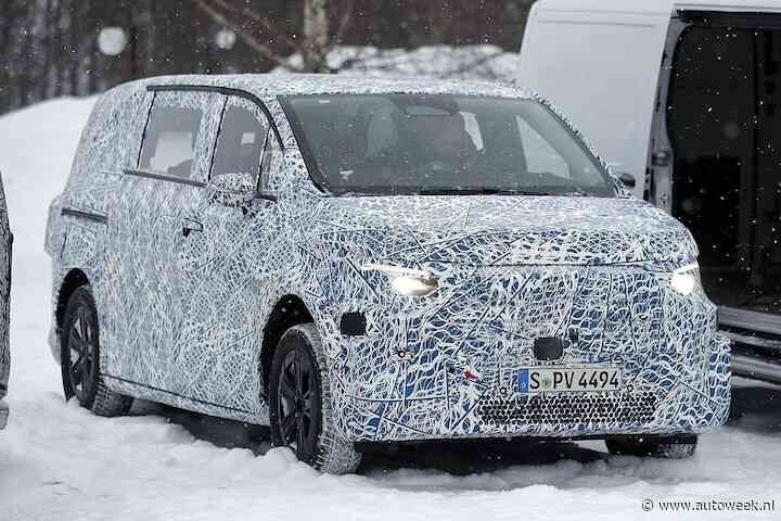 Nieuwe elektrische Mercedes-Benz V-klasse vanuit alle hoeken