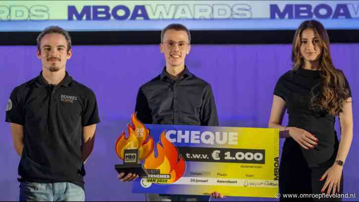 Almere - Almeerse Daan is 'Studentondernemer 2025' met eigen schoenenbedrijf