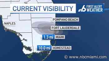 Dense fog advisory: Visibility drops to less than 2 miles in Miami