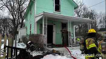 Ohio firefighter grazed when firearm discharged during house fire