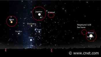 Tonight You Can Marvel at Six Planets in a Spectacular Planet Parade