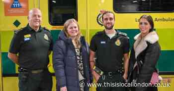 Off-duty LAS paramedic who saved fellow Spurs fan meets his grateful daughters