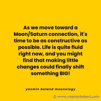 As we move toward a Moon/Saturn connection