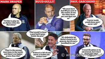 The stupidest things footballers have said - as scientists claim professional players are actually 'super-clever individuals'