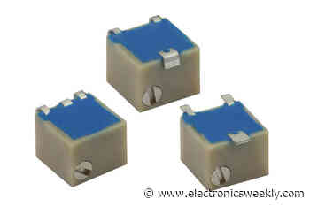 IP67 multi-turn trimmers measure 4x4mm