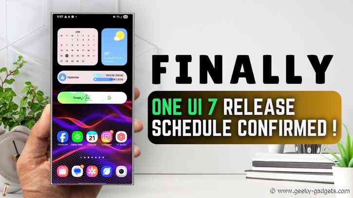 ONE UI 7 Update Confirmed: See When Your Samsung Phone Gets It!