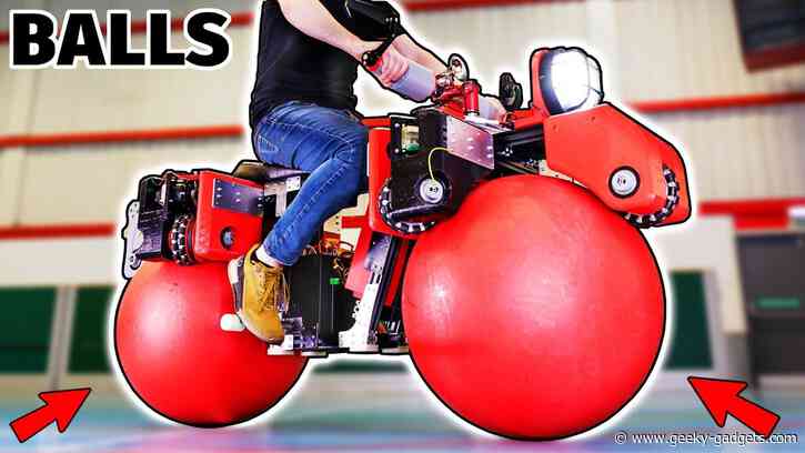 Awesome Omnidirectional Bike Moves in Any Direction
