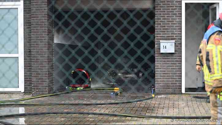Dronten - Autosleutelaar gewond bij brand in bedrijfsruimte Dronten