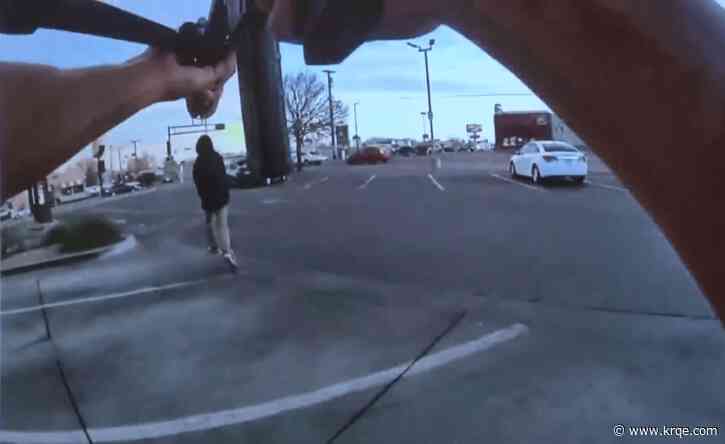 Albuquerque Police release video of officer-involved shooting outside fast food restaurant
