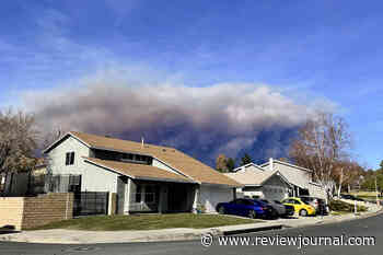 20K ordered to evacuate as wildfire imperils homes north of Los Angeles