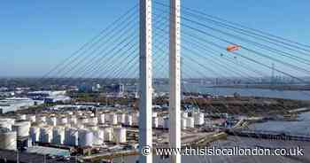 Suspected drug dealer chased by police down Dartford Crossing