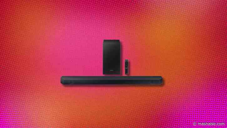 Get the Samsung Q-series soundbar for 47% off and ditch your TVs lame speakers