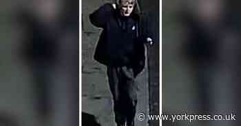 Man chases moving car in North Yorkshire town and smashes its window with his fist