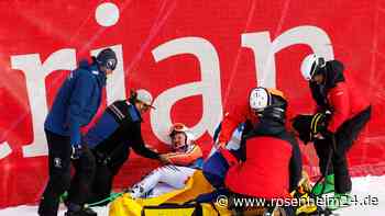 Mit dem Helikopter ins Krankenhaus: Jacob Schramm vom SC Bad Aibling stürzt auf der Streif