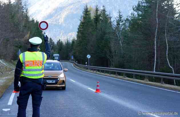 Bundespolizeidirektion München: Unerlaubte Einreisen und Feststellungen nach 108 Tagen vorübergehend wiedereingeführten Binnengrenzkontrollen der Bundespolizei in Bayern