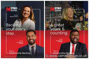 Metro Bank launches new brand positioning focused on 'relationship banking'