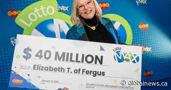 Ontario retiree began to ‘hyperventilate’ after learning she won $40M Lotto Max jackpot