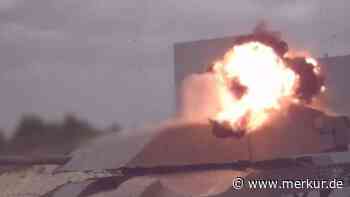 In Zeitlupe: Seltenes Video zeigt Schutzsystem für Leopard-2-Panzer in Aktion