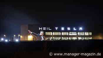 Elon Musk: Staatsschutz ermittelt nach Projektion Tesla-Werk in Grünheide (Kopie)