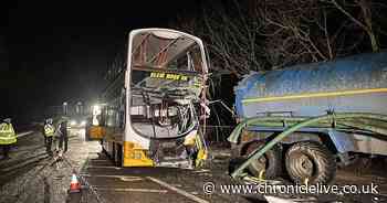 Yorkshire school bus crash police statement as 31 children hurt in tractor collision