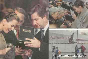 Van besmeurde koning tot Kempense wijn: zo verliep, exact 25 jaar geleden, de ‘blijde intrede’ van Filip en Mathilde in Antwerpen