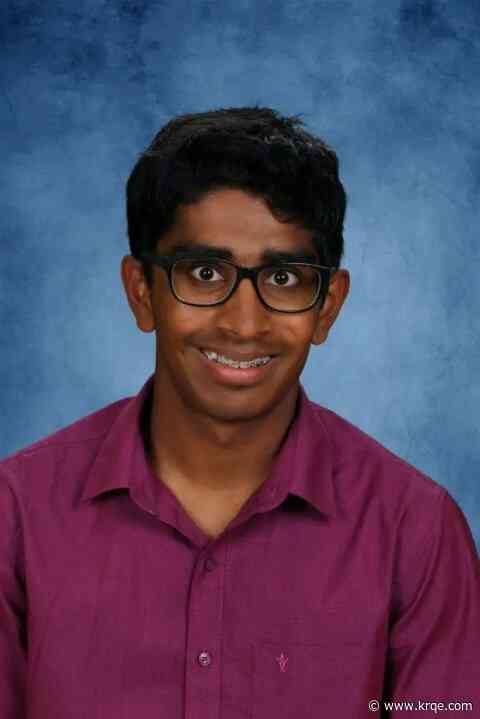 Albuquerque teen named as finalist in Regeneron Science Talent Search