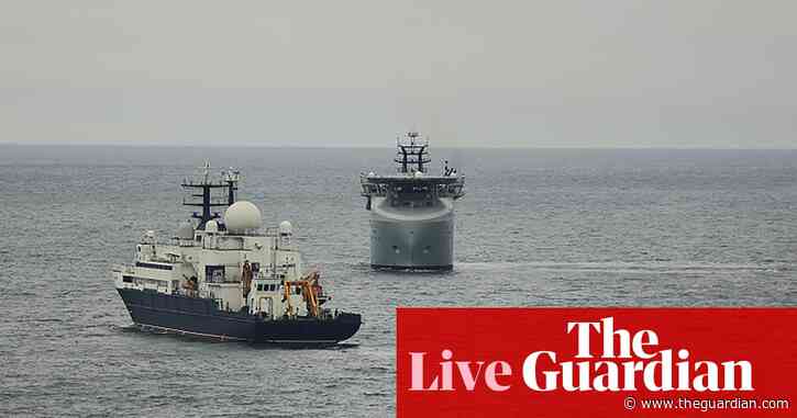 Royal Navy ships mobilised to respond to Russian spy ship in North Sea, defence secretary tells MPs – as it happened