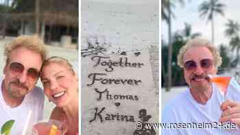 Luxus auf den Malediven: Thomas Gottschalk im Liebesurlaub mit seiner Karina