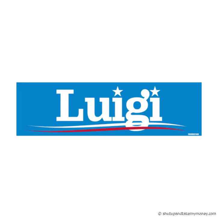 Luigi Campaign Car Decal