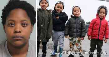 Sutton mum to be sentenced after four boys left home alone die in fire