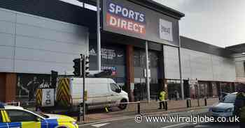 Emergency services called to Wirral gym after roof becomes loose from strong winds
