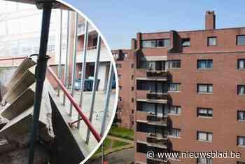 Nadat er al een balkon naar beneden viel en een trap instortte: uitgeleefde woonblokken worden gesloopt