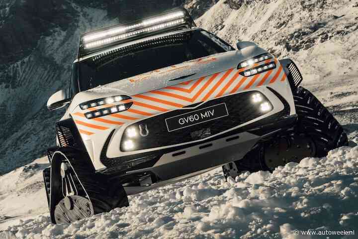 Genesis GV60 MIV Concept doet stoer tijdens WEF in Davos