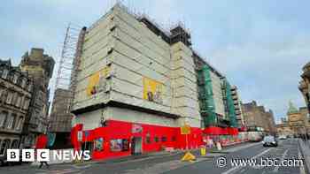 City centre scaffold to come down after five years