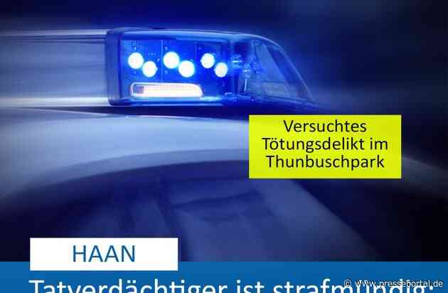 POL-ME: Nach versuchtem Tötungsdelikt: Tatverdächtiger ist strafmündig - Polizei vollstreckt Haftbefehl - Haan - 2501089