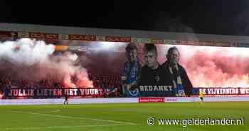 Dit vinden de fans en criticasters van De Graafschap van al die sfeeracties en de straf: ‘Niet zeuren, maar d’ran met geluid en geen vuur’