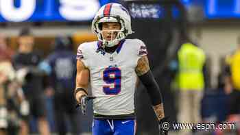 Bills rule out S Rapp, will start rookie vs. Chiefs