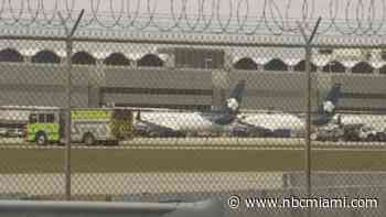 Note stating there is a bomb on plane discovered on Aeromexico flight at MIA