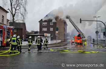 FW Datteln: Wohnungsbrand in Datteln fordert 3 Feuerwehren