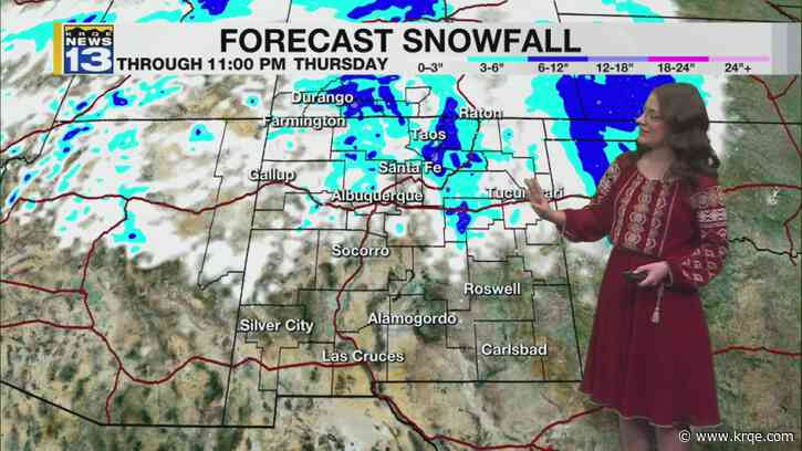 Temperatures warming and snow on the way