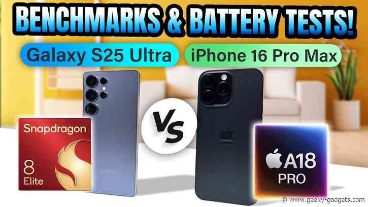 EPIC Battery Test! iPhone 16 Pro Max vs S25 Ultra – You WON’T Believe This…
