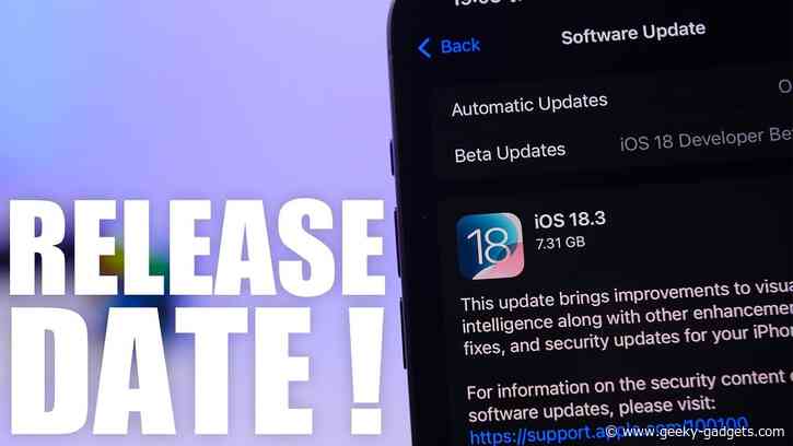 iOS 18.3 Release Date: When Will It Arrive?